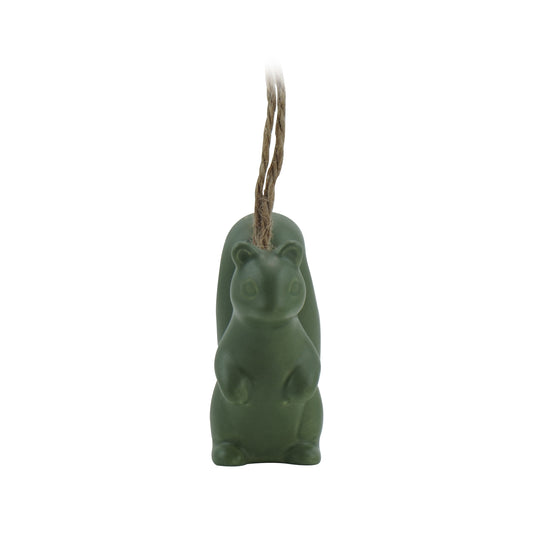 Hanging Decoration - Woodland Folk (Green Squirrel)