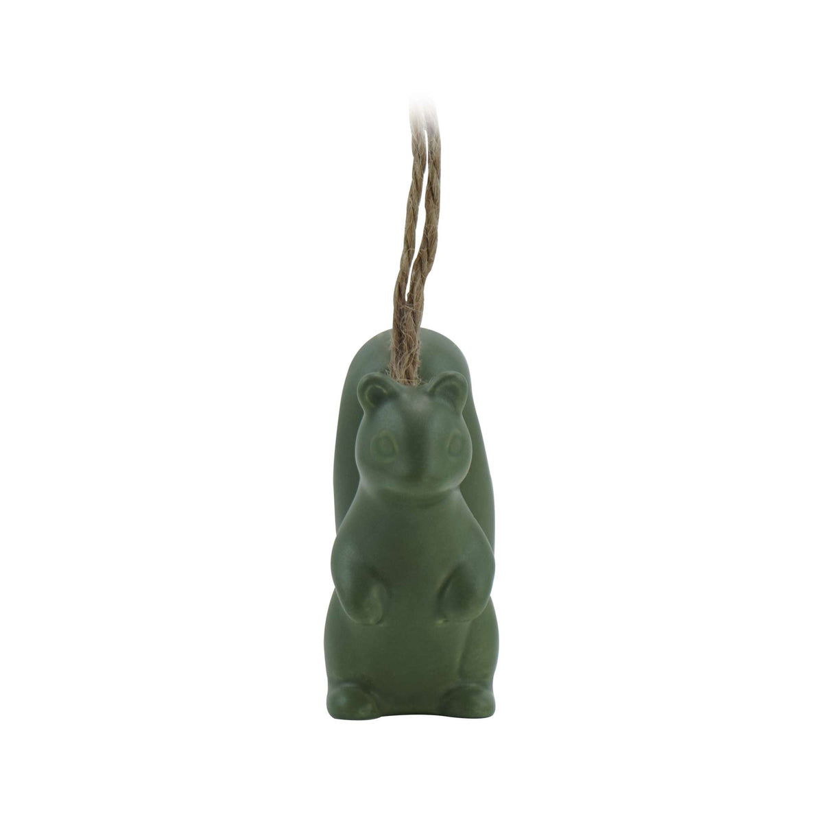 Hanging Decoration - Woodland Folk (Green Squirrel)