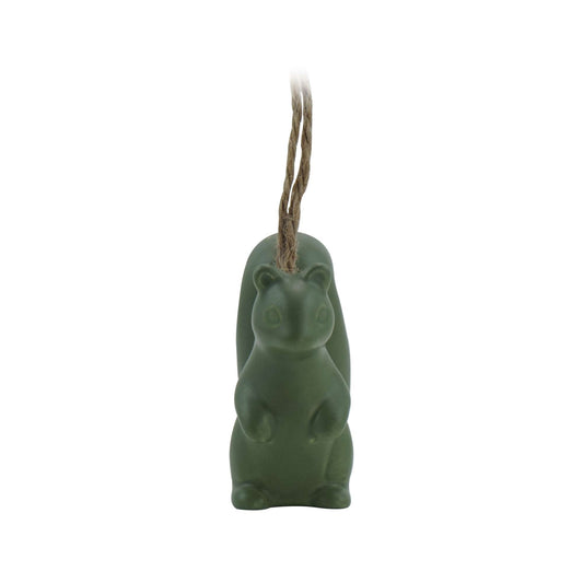Hanging Decoration - Woodland Folk (Green Squirrel)