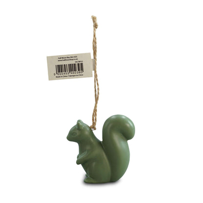 Hanging Decoration - Woodland Folk (Green Squirrel)