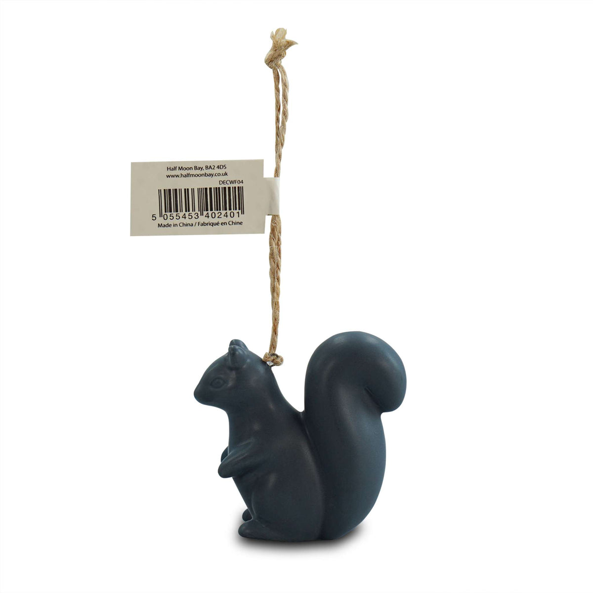 Hanging Decoration - Woodland Folk (Navy Squirrel)