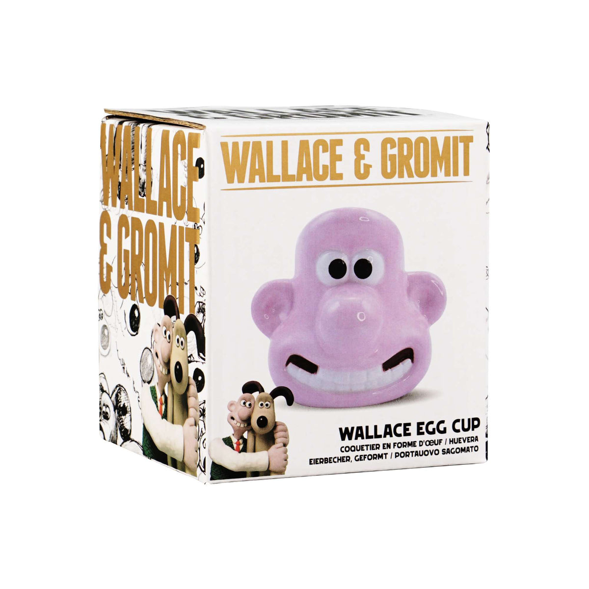 Egg Cup Shaped Boxed - Wallace & Gromit (Wallace)