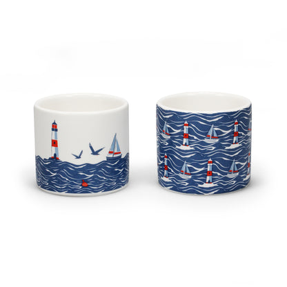 Shruti Coastal Set of 2 Boxed Egg Cups