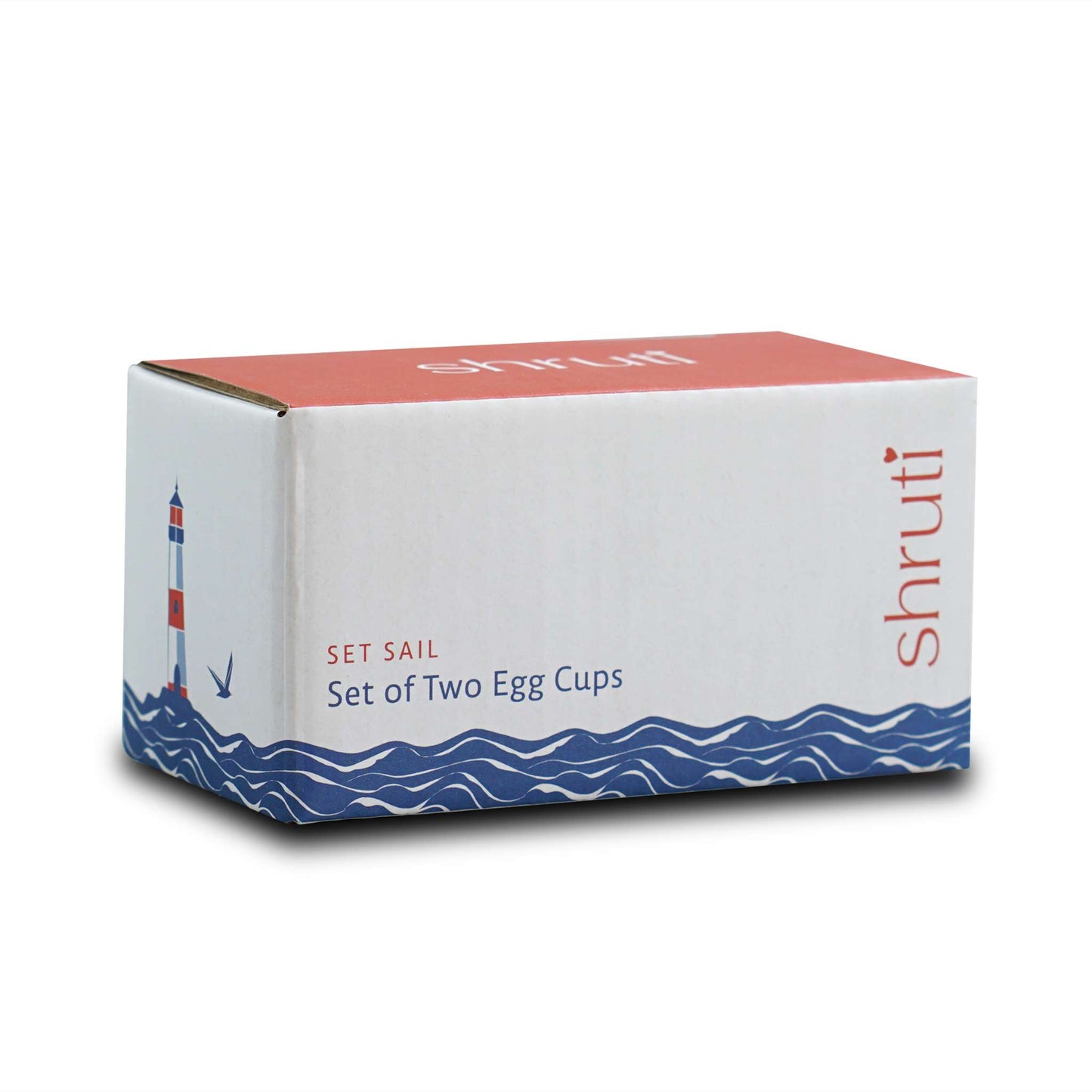 Shruti Coastal Set of 2 Boxed Egg Cups