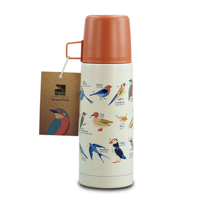 RSPB Puffin, Kingfisher & Robin Thermal Flask - 350ml