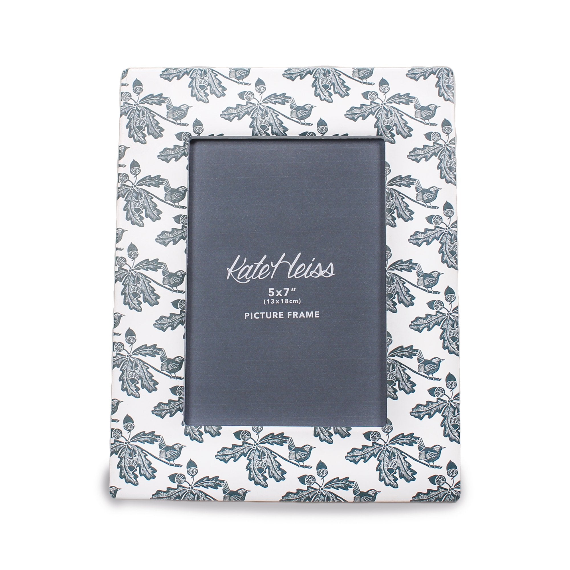 Photo Frame Ceramic (5x7) - Kate Heiss (Woodland Navy)