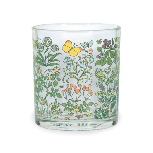 Glass Tumbler (300ml) - ACS Voysey (Apothecary's Garden)