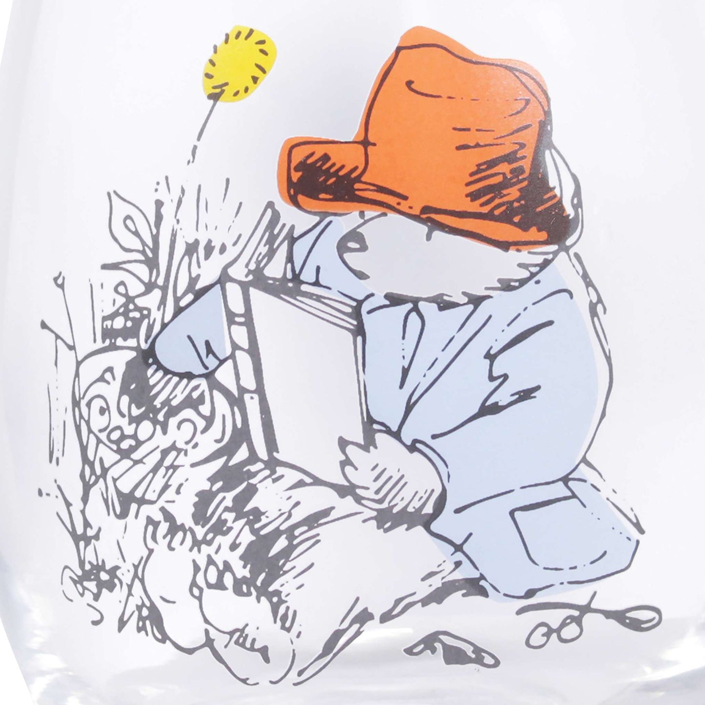 Paddington Bear Gardening 550ml Glass Tumbler