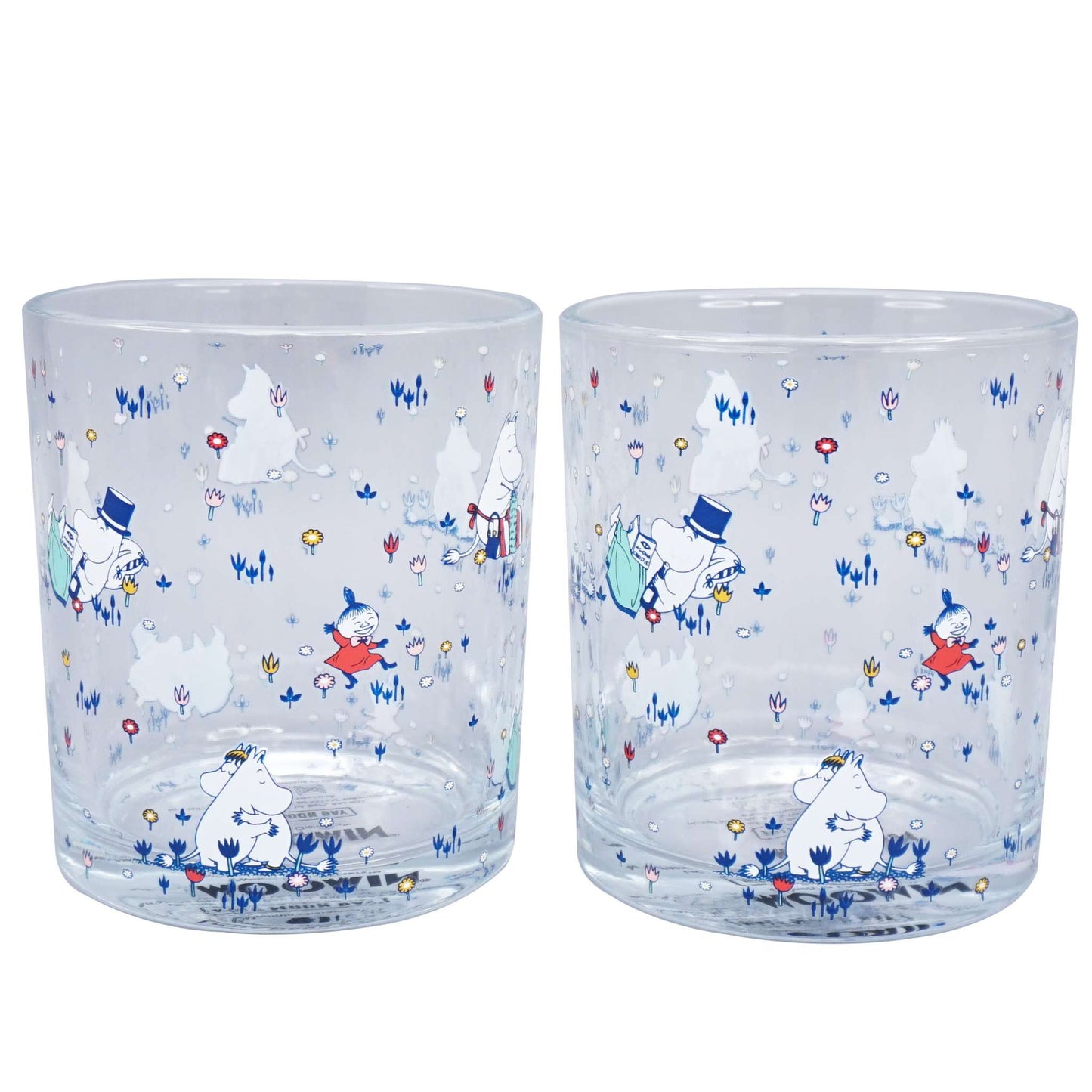 Glass Tumbler (300ml) Set of 2 Boxed - Moomin
