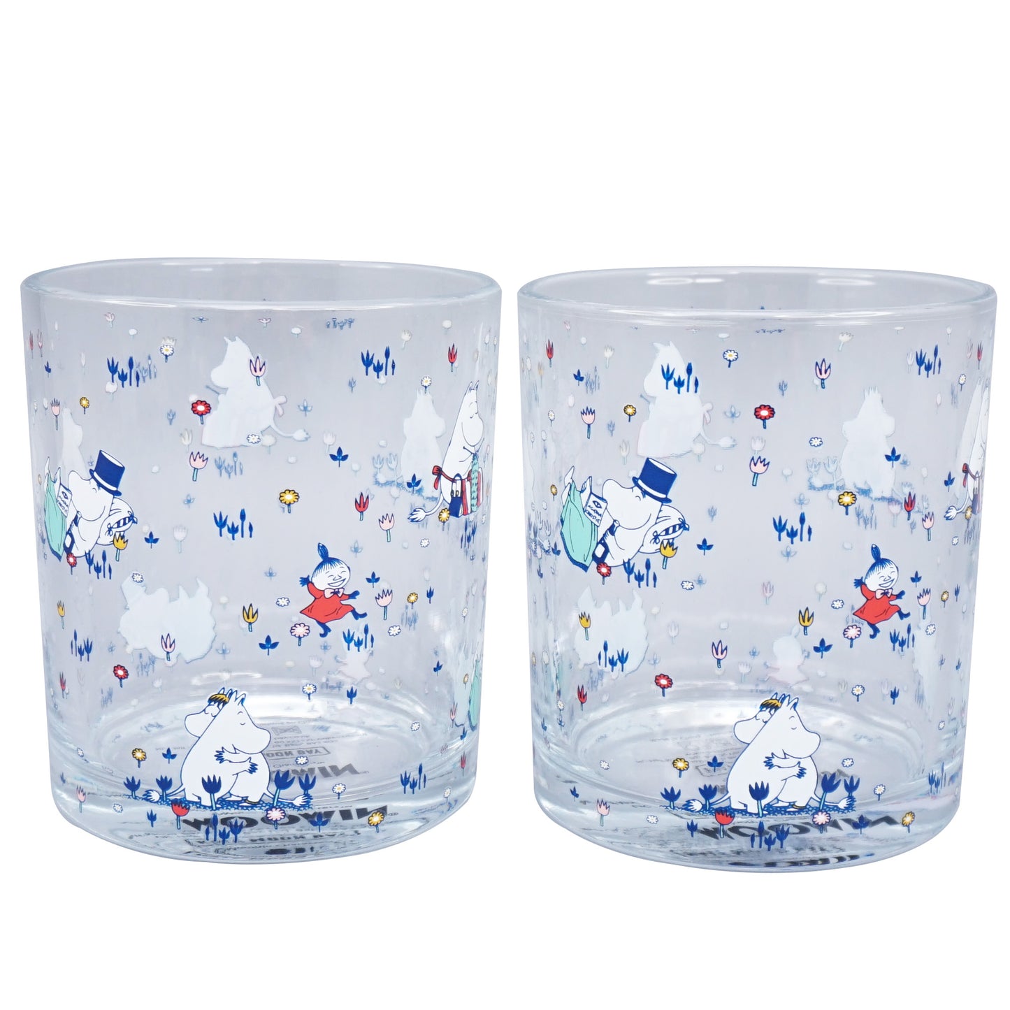 Glass Tumbler (300ml) Set of 2 Boxed - Moomin