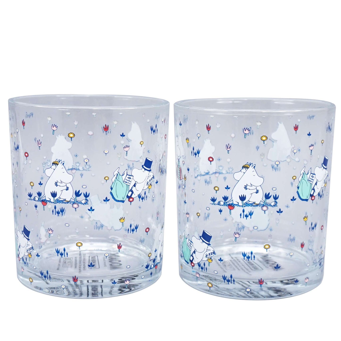 Glass Tumbler (300ml) Set of 2 Boxed - Moomin