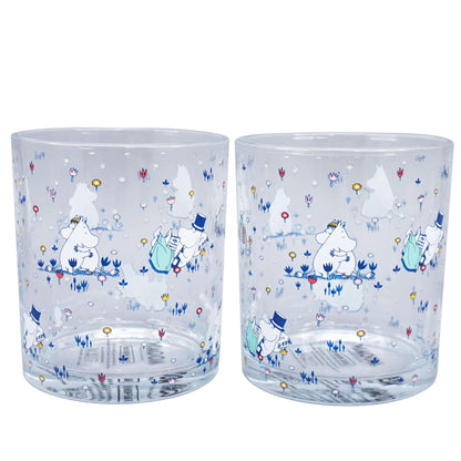 Glass Tumbler (300ml) Set of 2 Boxed - Moomin