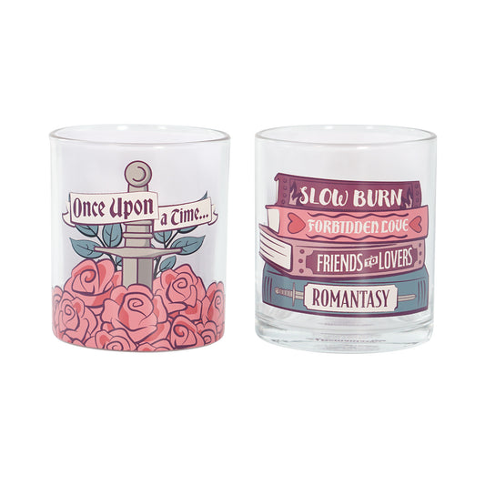 Romantasy Set of 2 Boxed 300ml Glass Tumblers From Pulteney Press