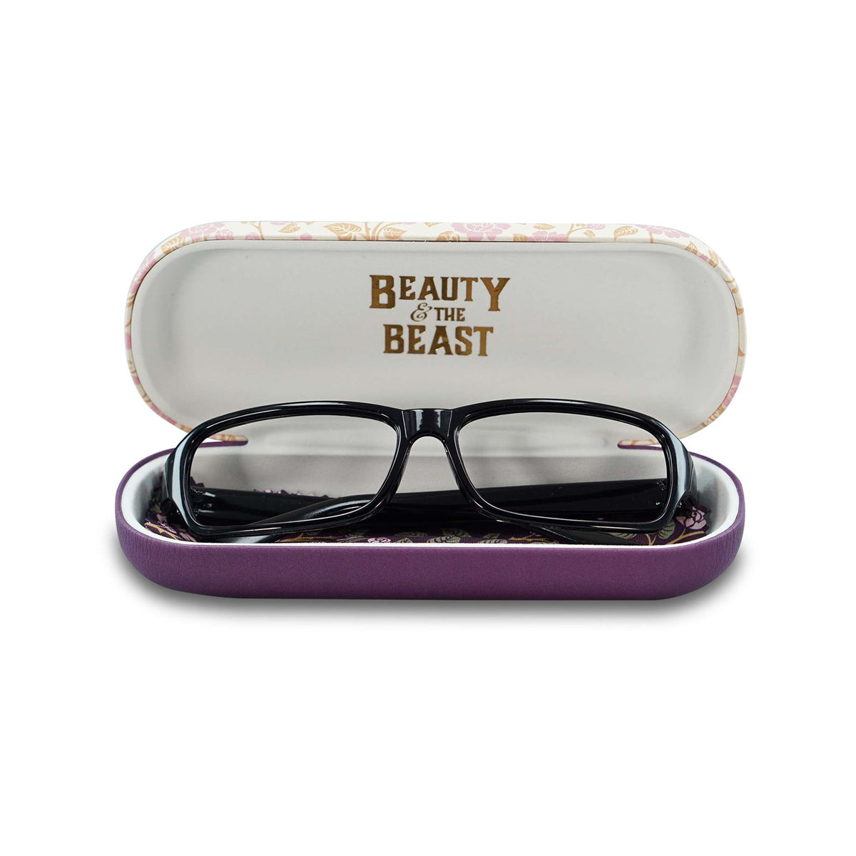 Beauty and the Beast Hard Glasses Case with Cloth
