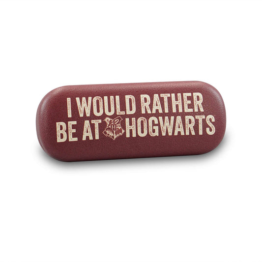 Harry Potter I Would Rather Be At Hogwarts Hard Cover Glasses Case