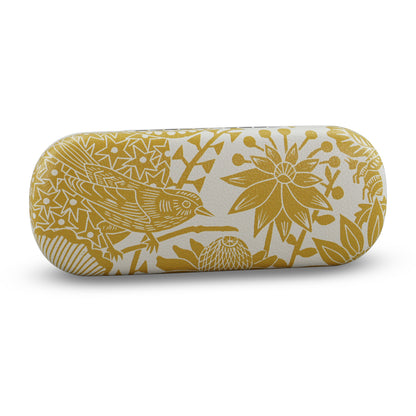Kate Heiss Mustard Hard Cover Glasses Case