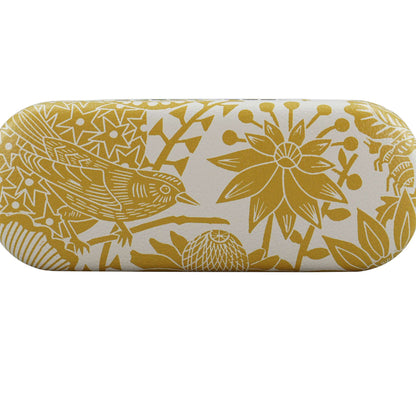 Kate Heiss Mustard Hard Cover Glasses Case
