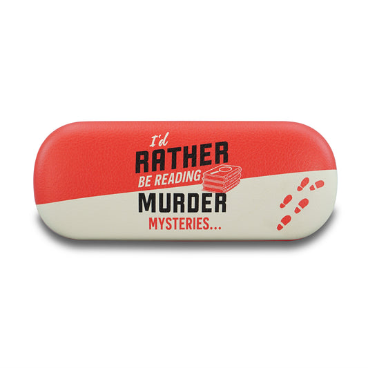 Murder Mystery Book Club Hard Cover Glasses Case with Microfibre cloth from Pulteney Press