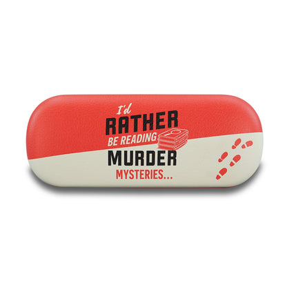 Murder Mystery Book Club Hard Cover Glasses Case with Microfibre cloth from Pulteney Press