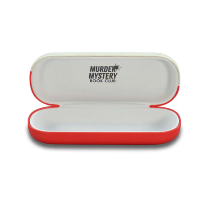 Murder Mystery Book Club Hard Cover Glasses Case with Microfibre cloth from Pulteney Press