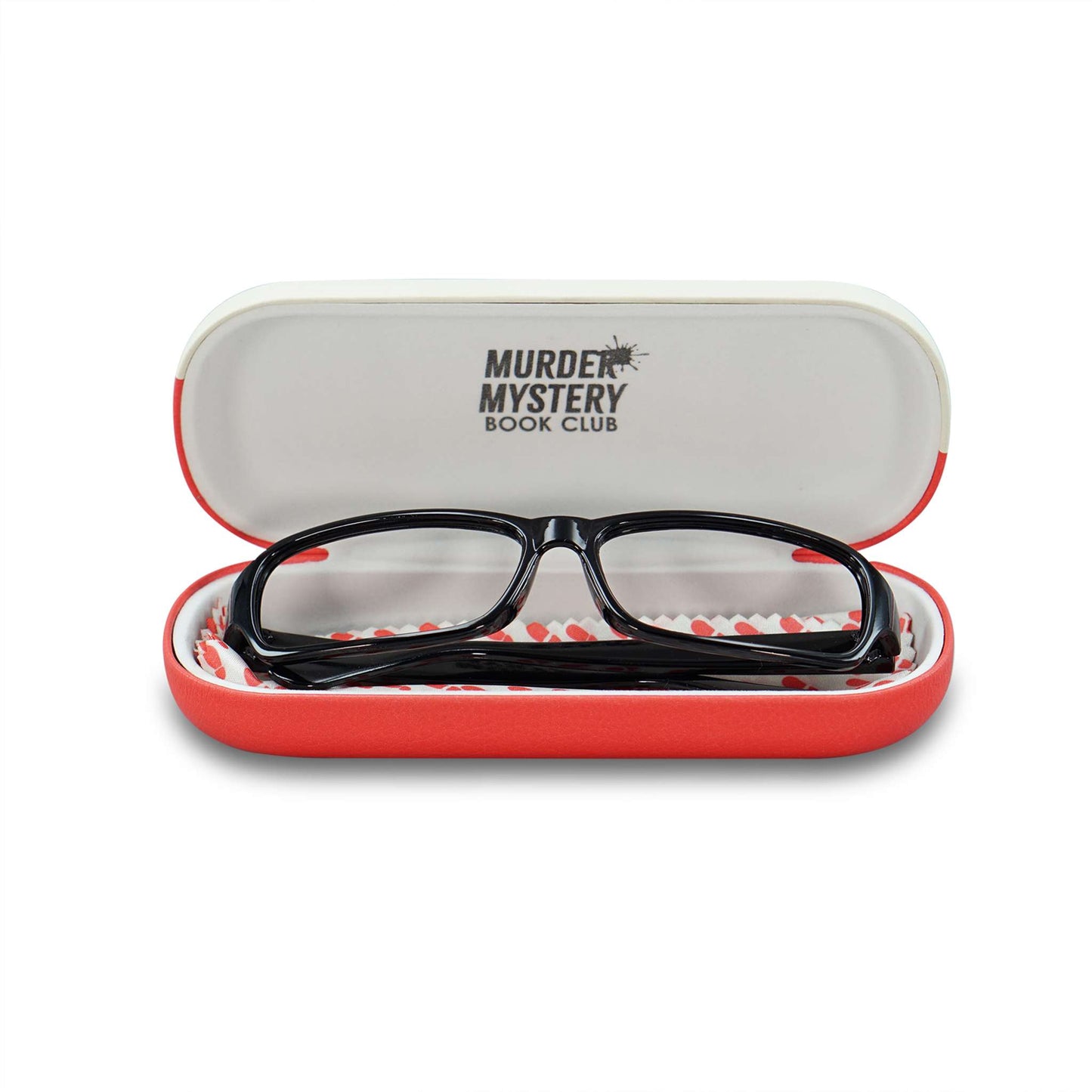 Murder Mystery Book Club Hard Cover Glasses Case with Microfibre cloth from Pulteney Press
