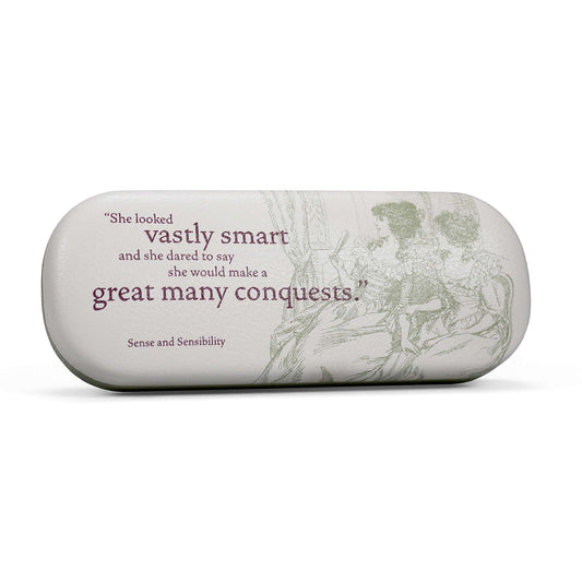Jane Austen Sense & Sensibility Hard Cover Glasses Case from Pulteney Press