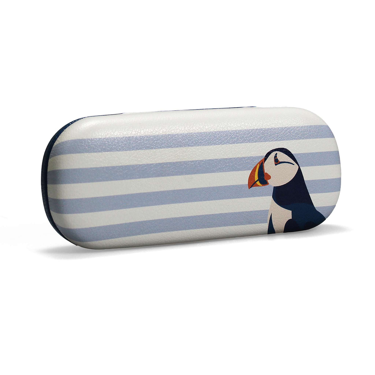 RSPB Puffin Blue Hard Cover Glasses Case