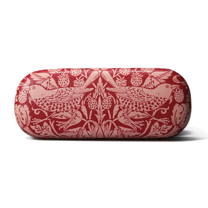 Arts & Crafts Society William Morris Strawberry Thief Raspberry Hard Cover Glasses Case