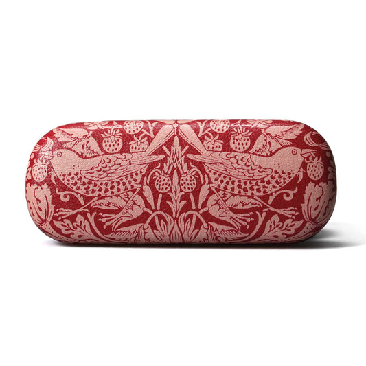 Arts & Crafts Society William Morris Strawberry Thief Raspberry Hard Cover Glasses Case