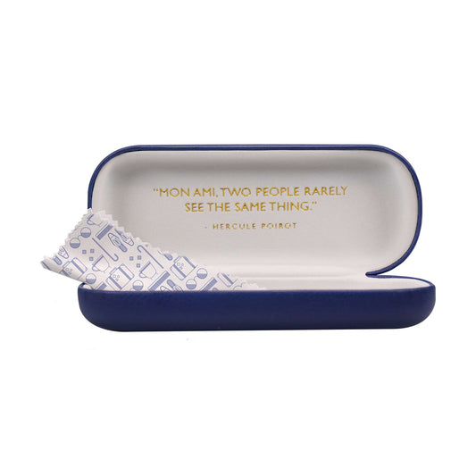 Agatha Christie Mon Ami Hard Cover Glasses Case