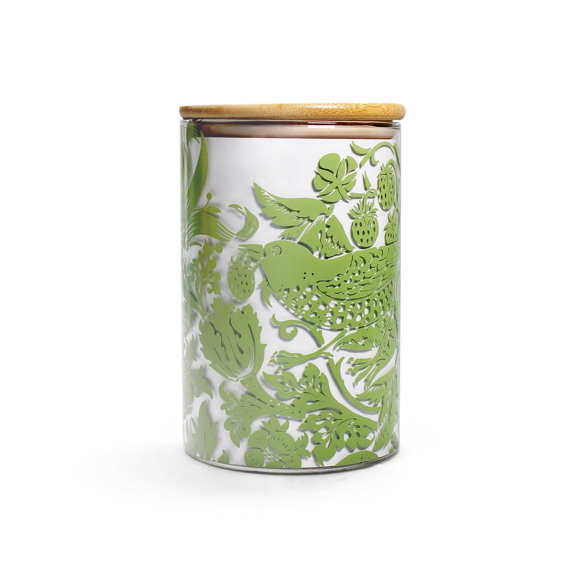 Storage Jar Glass (950ml) - ACS William Morris (Sage)