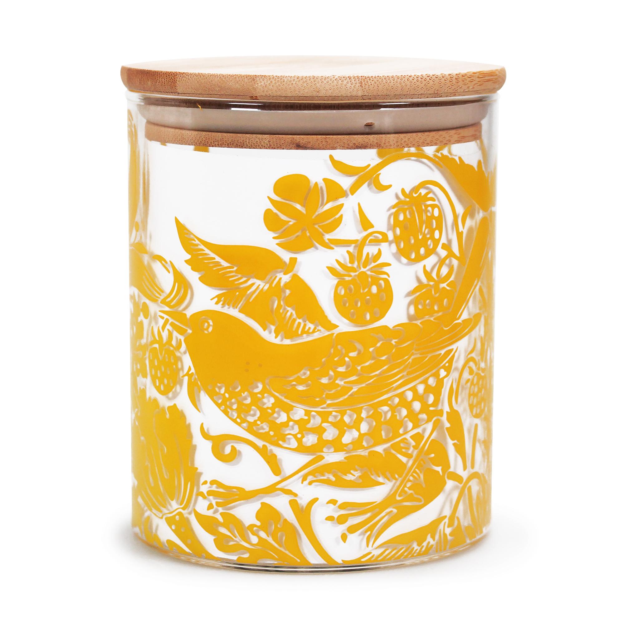 Storage Jar Glass (750ml) - ACS William Morris (Quince)