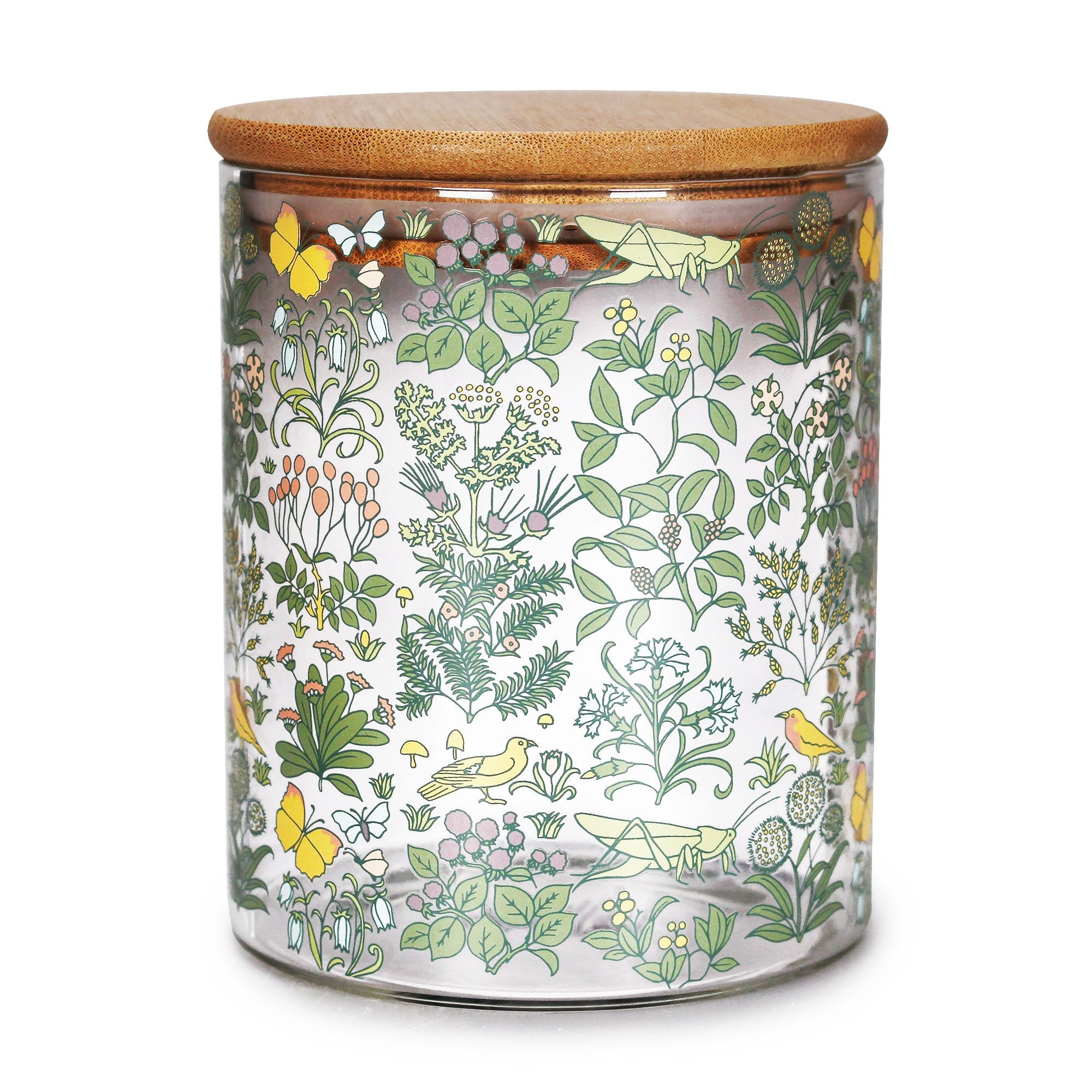 Storage Jar Glass (750ml) - ACS Voysey (Apothecary's Garden)