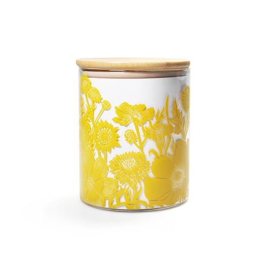Storage Jar Glass (750ml) - Kate Heiss (Mustard)