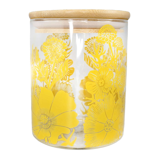 Storage Jar Glass (750ml) - Kate Heiss (Mustard)