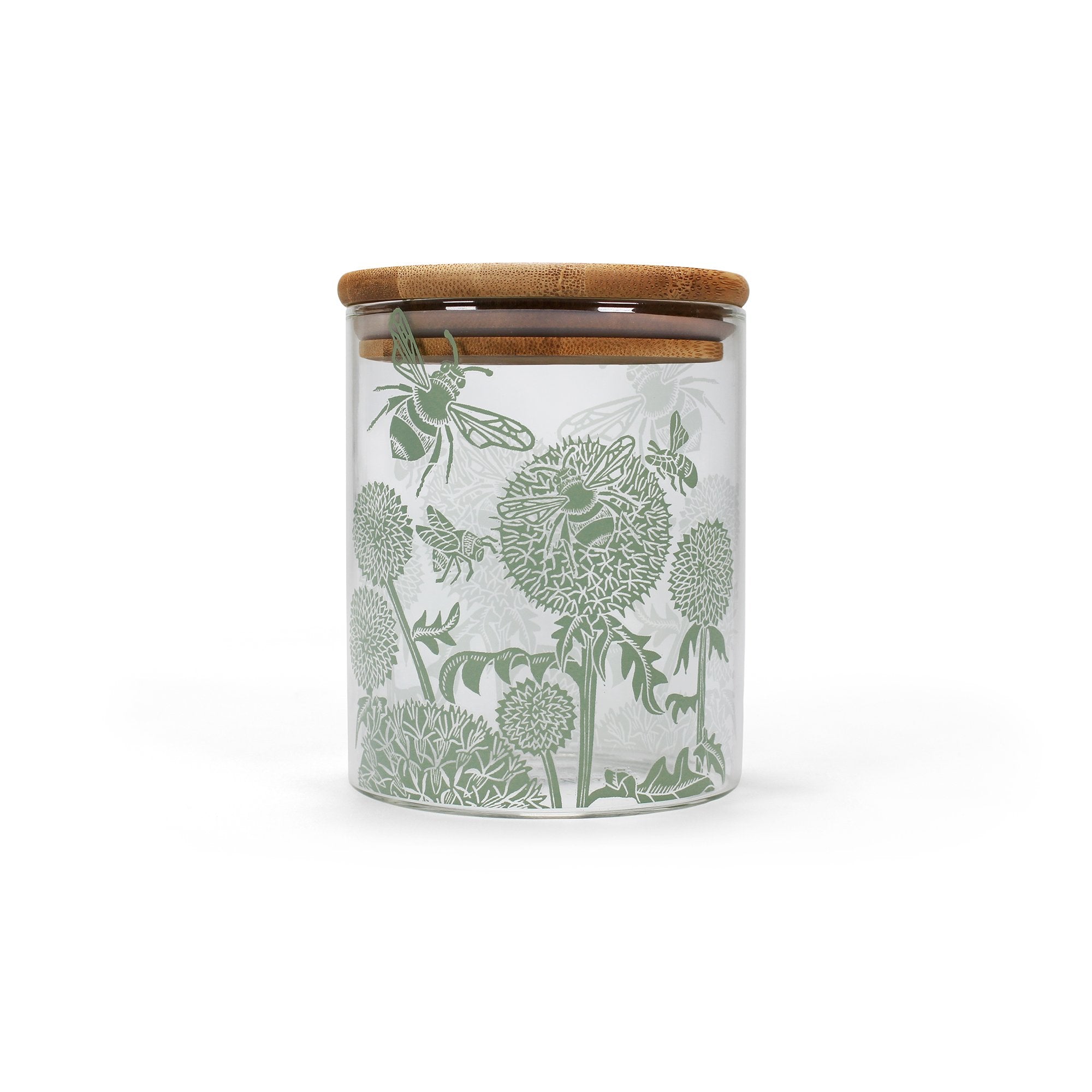 Storage Jar Glass (750ml) - Kate Heiss (Woodland Green)