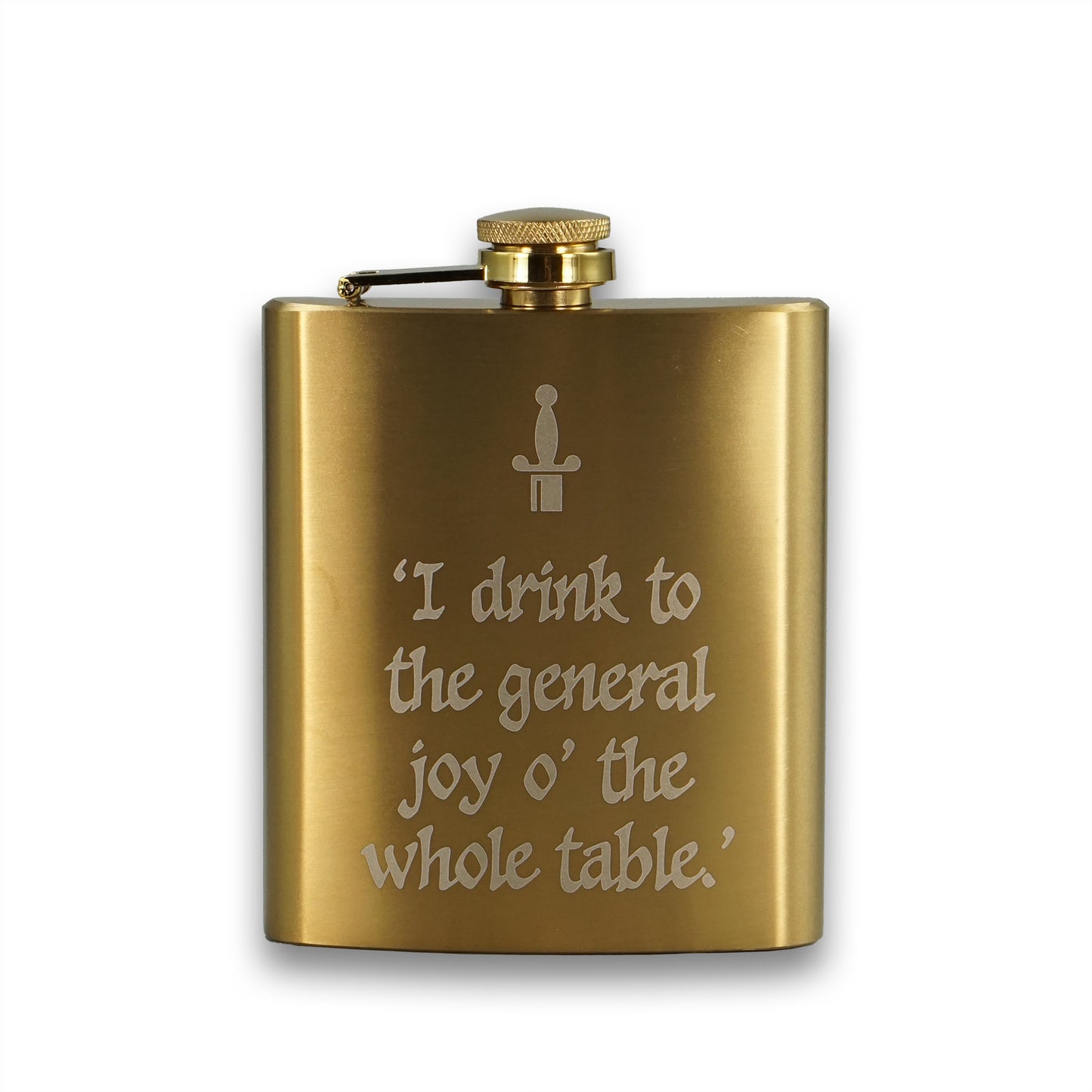 Shakespeare Macbeth 7oz Hip Flask