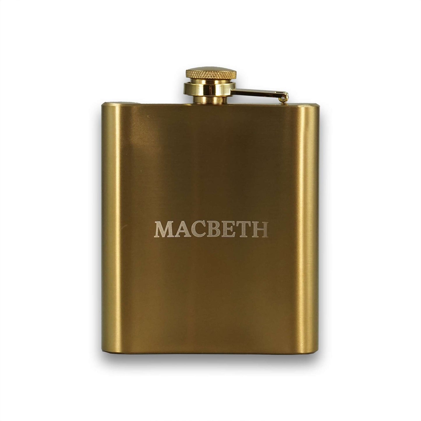 Shakespeare Macbeth 7oz Hip Flask