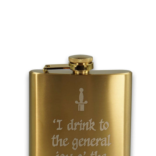 Shakespeare Macbeth 7oz Hip Flask