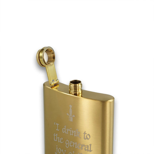 Shakespeare Macbeth 7oz Hip Flask