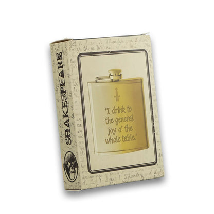 Shakespeare Macbeth 7oz Hip Flask