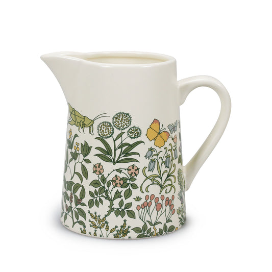 Jug Ceramic (500ml) - ACS Voysey (Apothecary's Garden)
