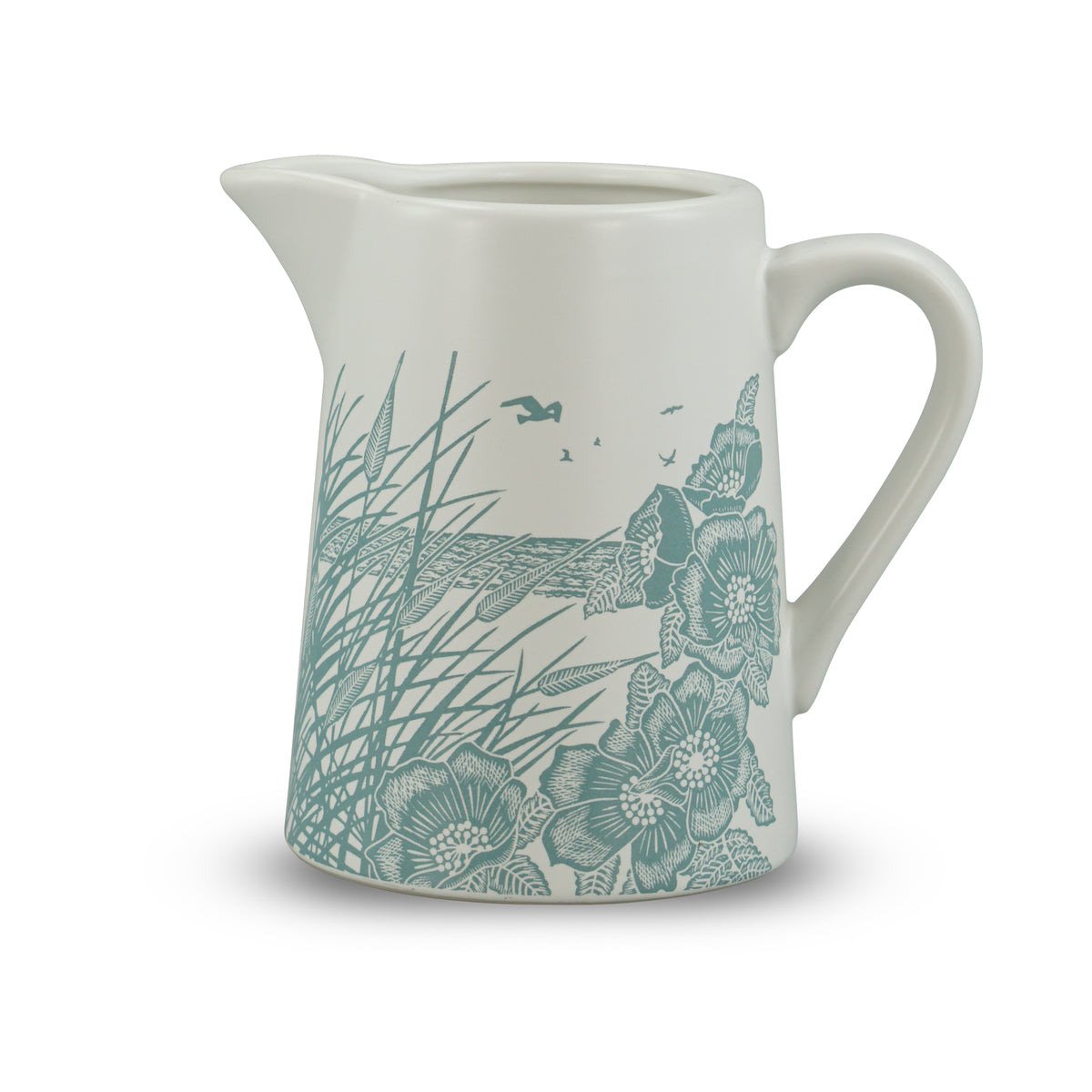 Kate Heiss Powder Blue Landscape Ceramic Jug - 500ml