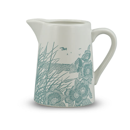 Kate Heiss Powder Blue Landscape Ceramic Jug - 500ml