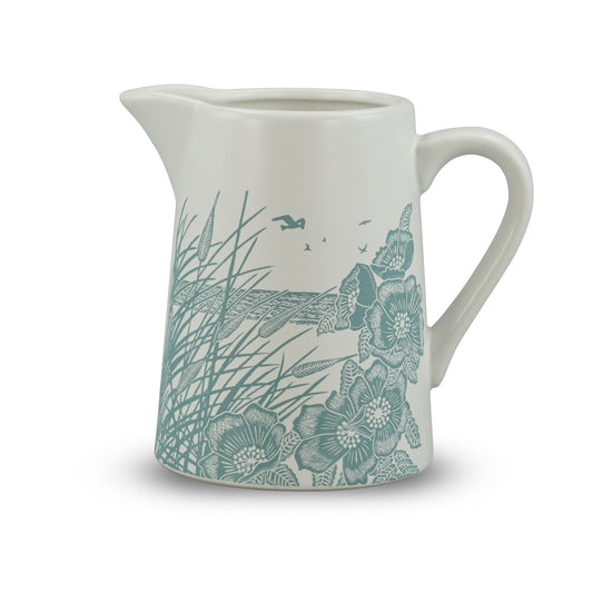 Kate Heiss Powder Blue Landscape Ceramic Jug - 500ml
