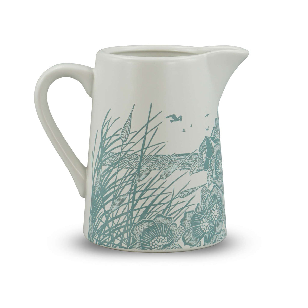 Kate Heiss Powder Blue Landscape Ceramic Jug - 500ml