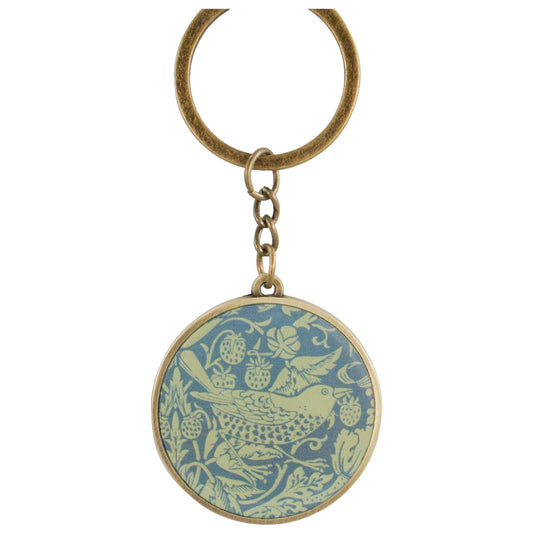 Keyring Metal - ACS  William Morris (Sage)