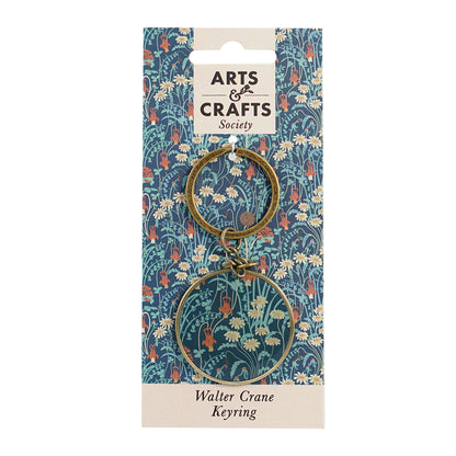 Keyring Metal - ACS Walter Crane (Meadow Flowers)