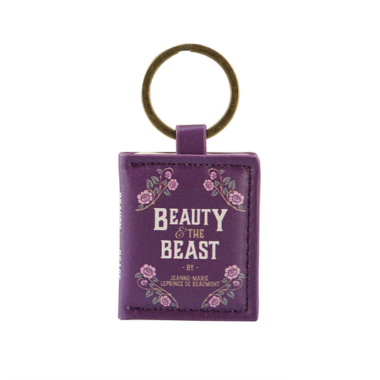 Beauty & the Beast Vegan Leather Keyring