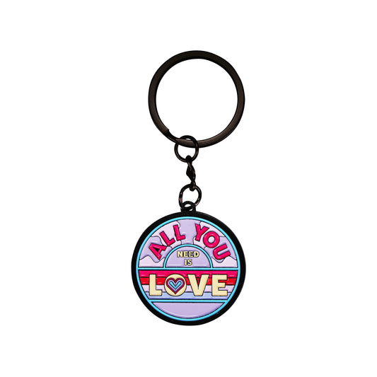 The Beatles All You Need Is Love Metal Keyring